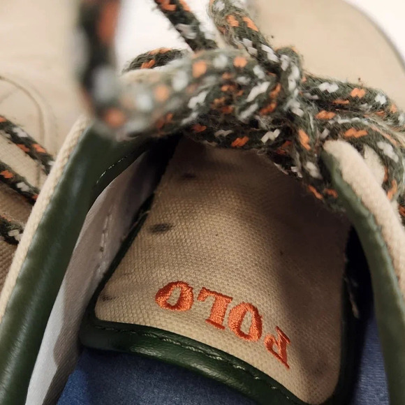 Polo Vaughn II Womens Size 5  Lace Up Casual Shoes Khaki - Picture 8 of 10